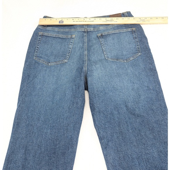 Lands End Women's Jeans Original Fit Classic‎ Waist Boot Leg 16 - Picture 5 of 11
